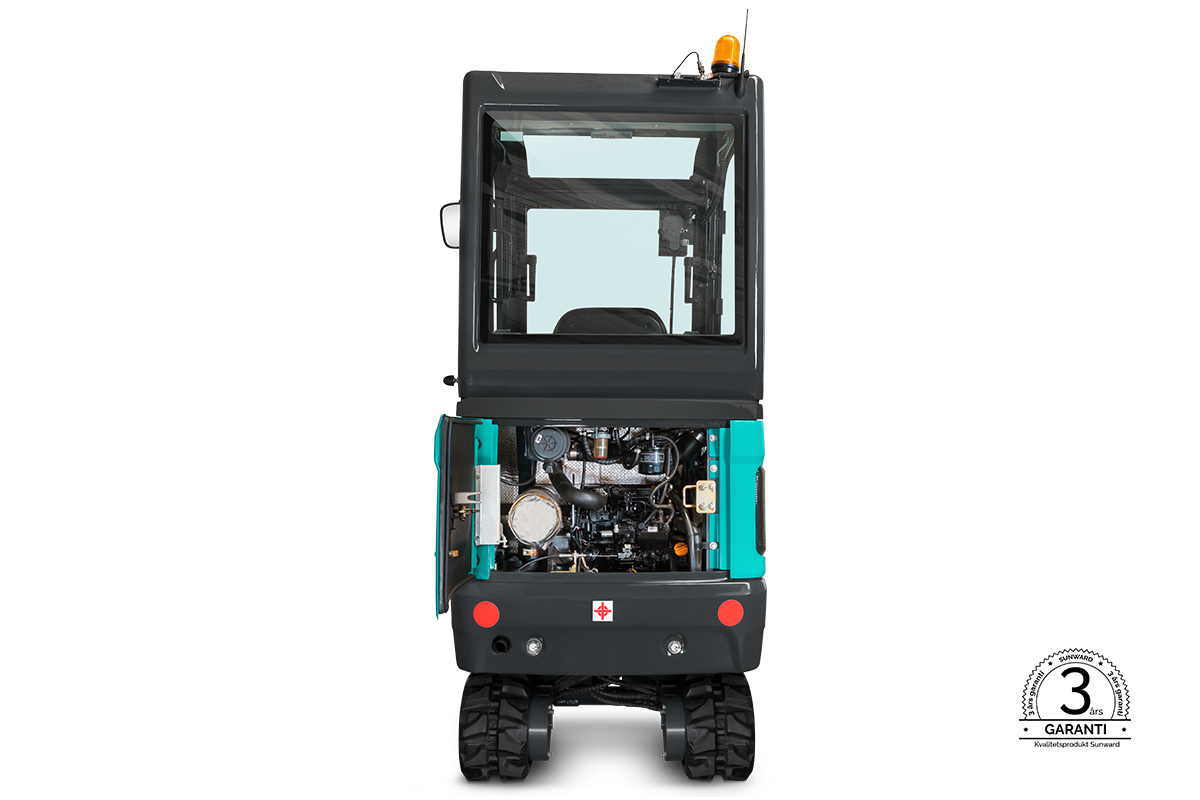 SUNWARD SWE17F - 1 850 kg - Yanmar - Steg5