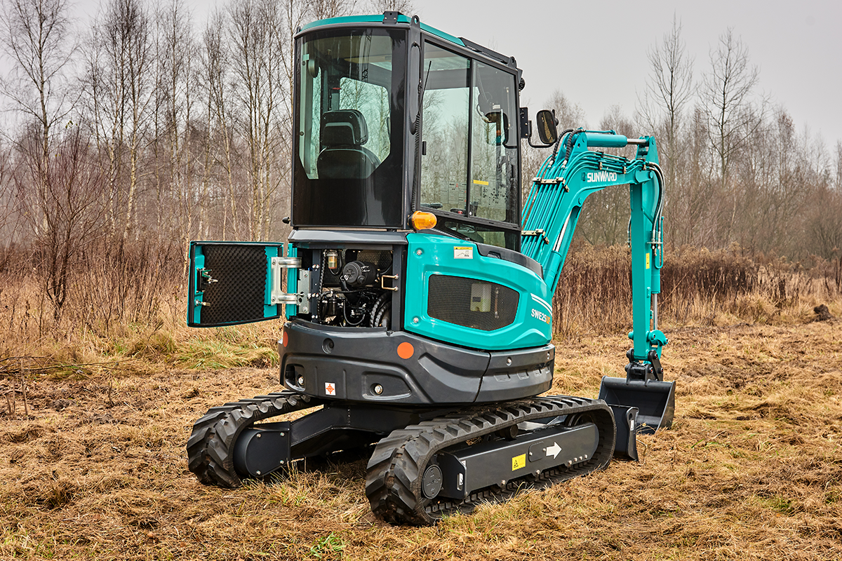 SUNWARD SWE25UF - 2650kg - Yanmar - Steg5