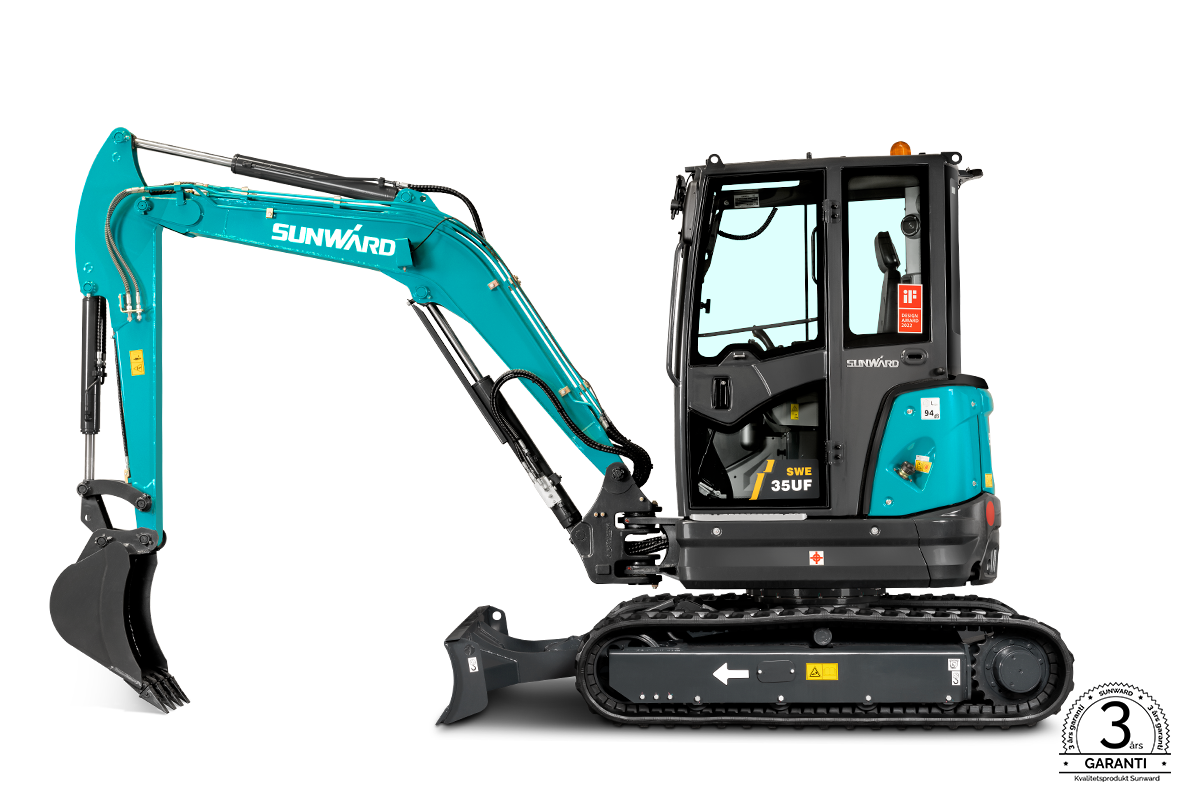 SUNWARD SWE35UF - 3850kg - Kubota - Steg5
