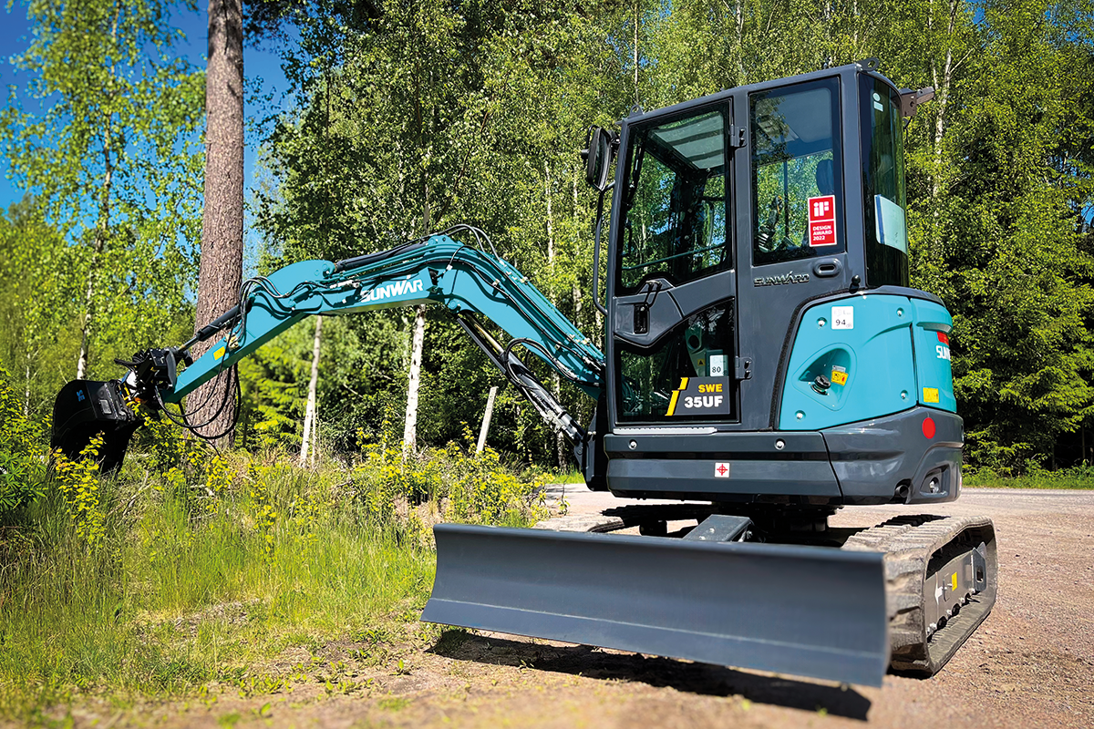 SUNWARD SWE 35UF - 3850kg - Kubota - Nykyrka Maskiner