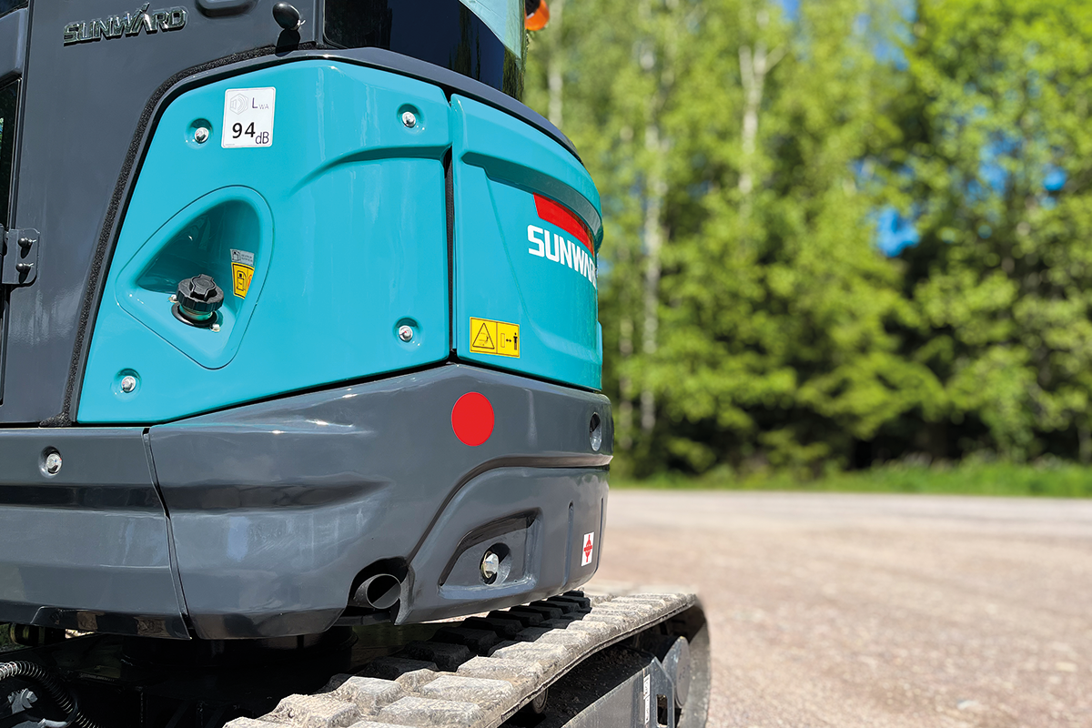 SUNWARD SWE 35UF - 3850kg - Kubota - Nykyrka Maskiner