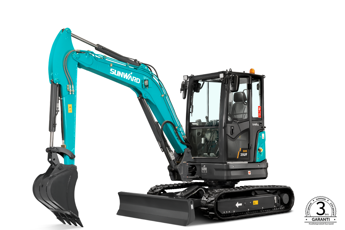 SUNWARD SWE35UF - 3850kg - Kubota - Steg5