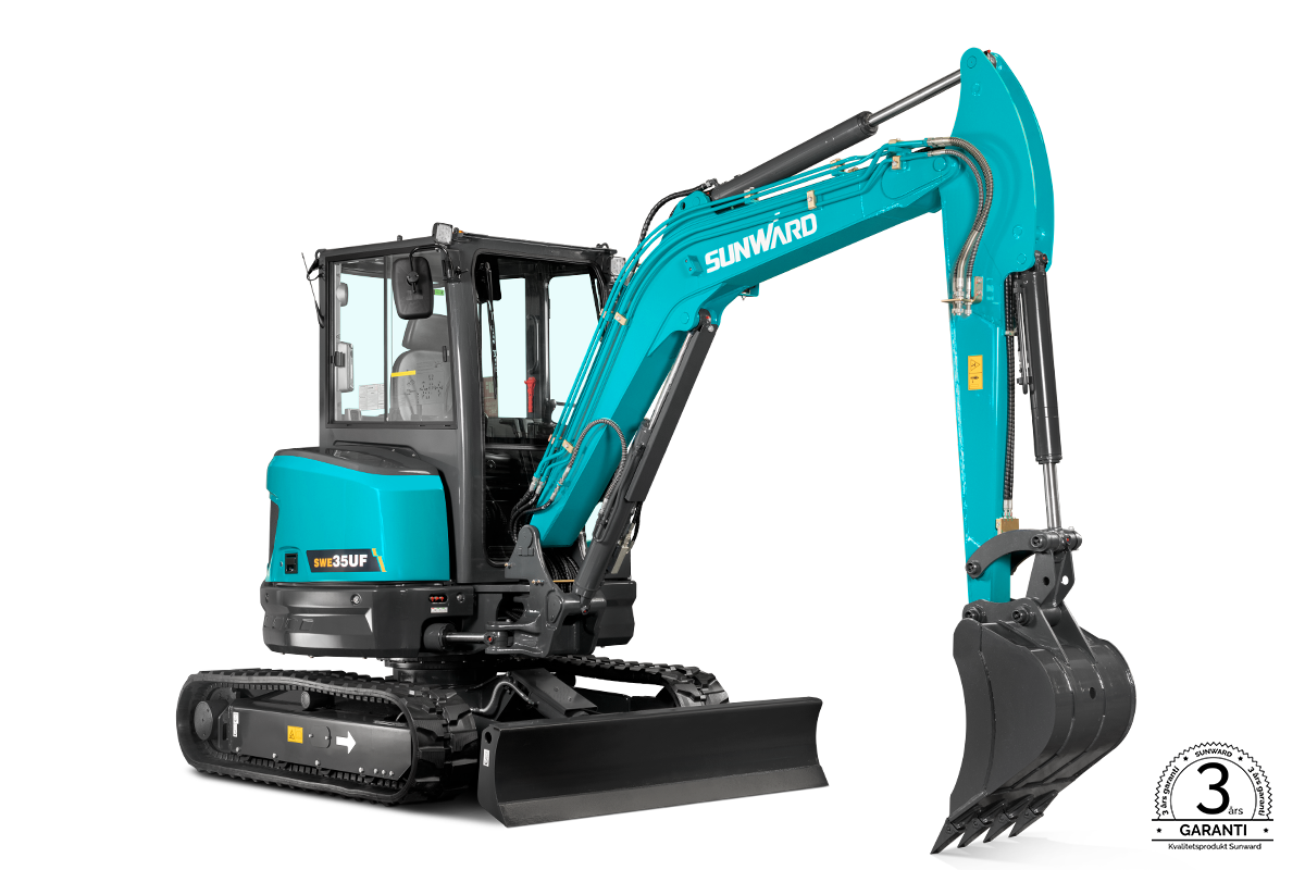 SUNWARD SWE35UF - 3850kg - Kubota - Steg5