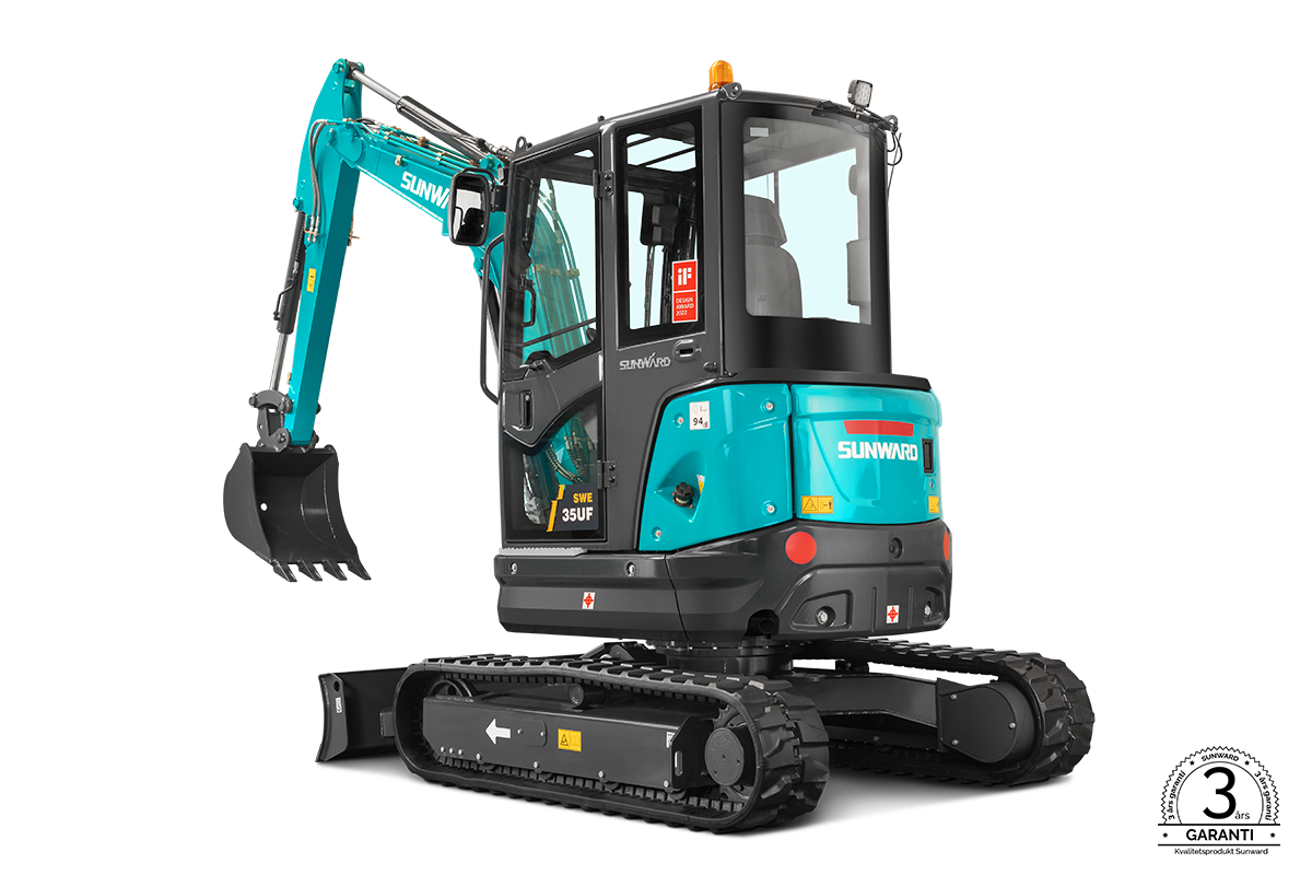 SUNWARD SWE35UF - 3850kg - Kubota - Steg5