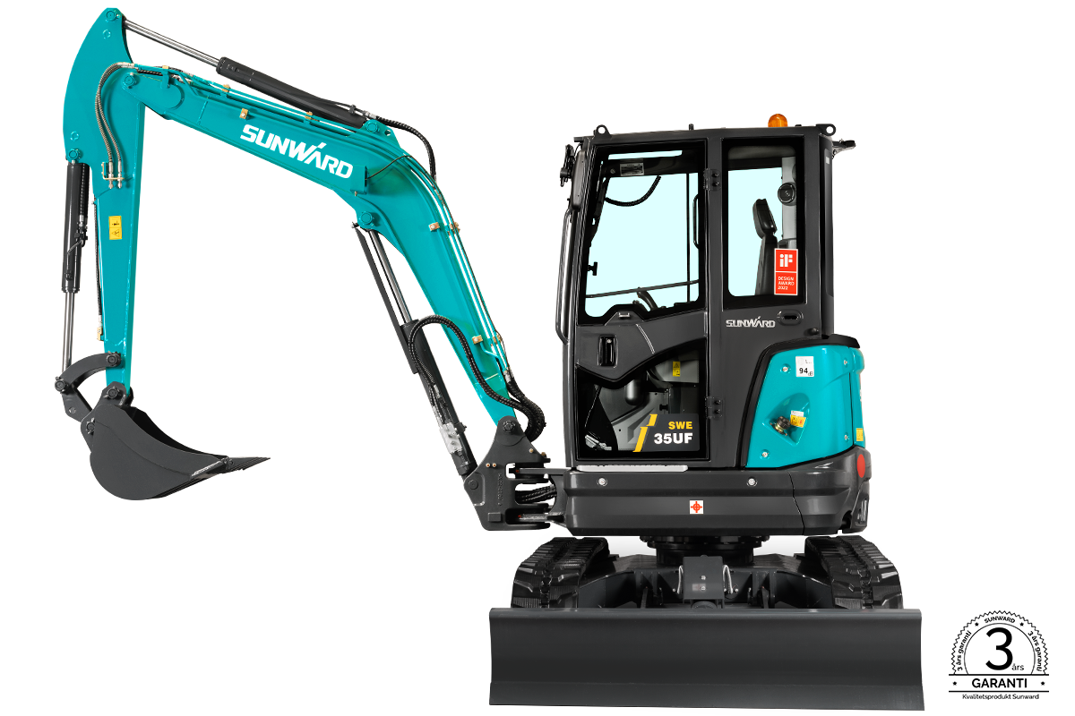 SUNWARD SWE35UF - 3850kg - Kubota - Steg5