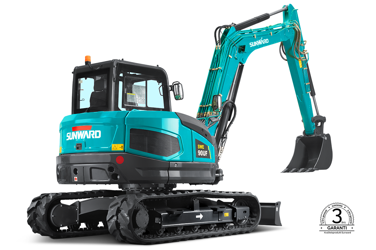 SUNWARD SWE90UF - 8750kg - Yanmar - Steg5