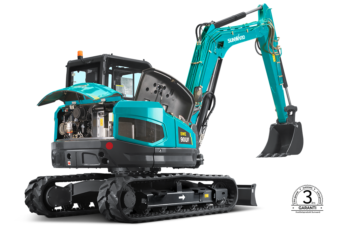 SUNWARD SWE90UF - 8750kg - Yanmar - Steg5