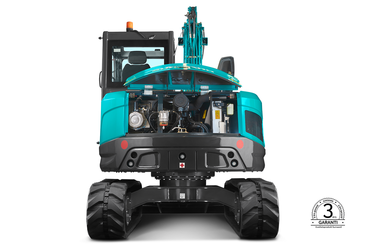 SUNWARD SWE90UF - 8750kg - Yanmar - Steg5