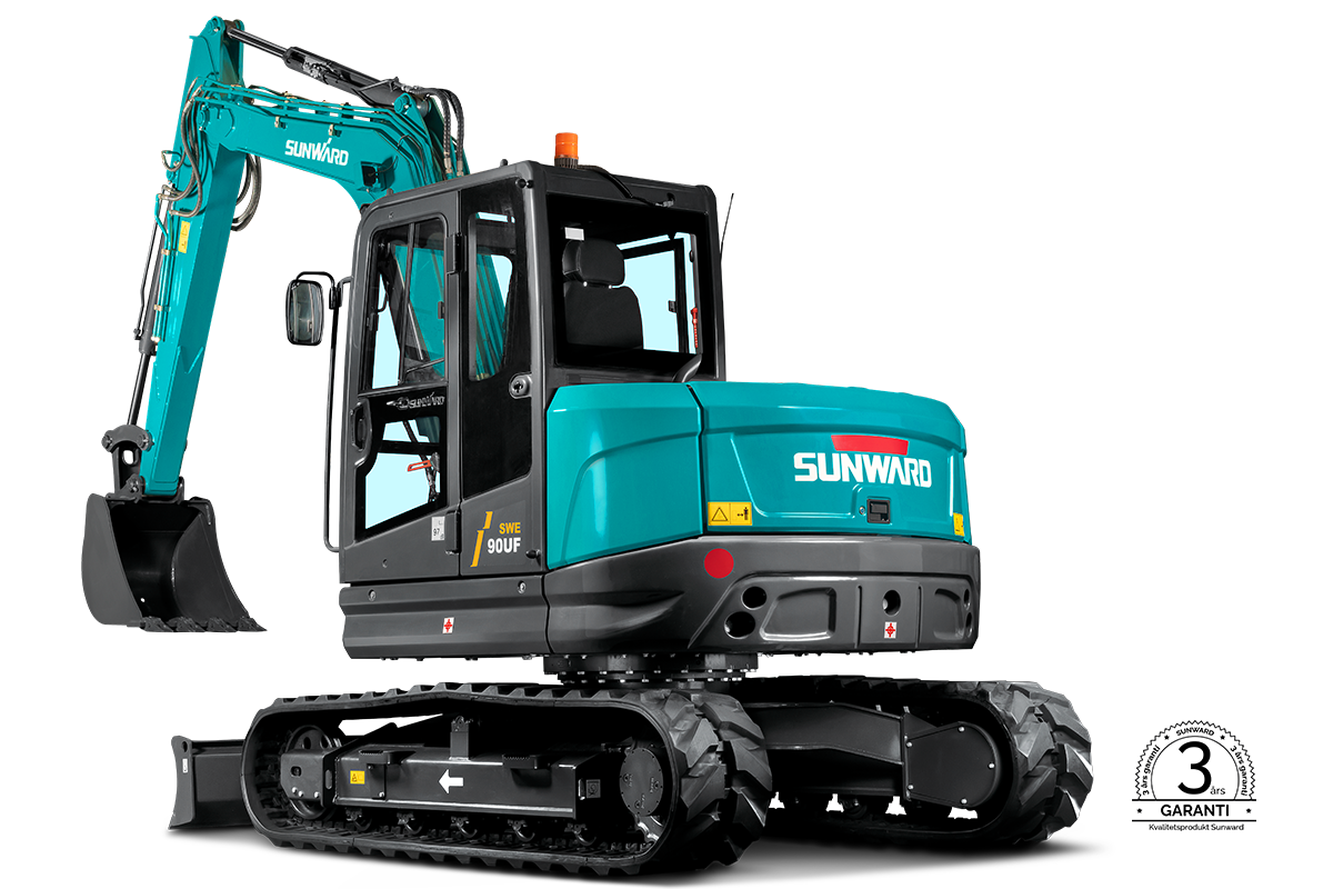 SUNWARD SWE90UF - 8750kg - Yanmar - Steg5