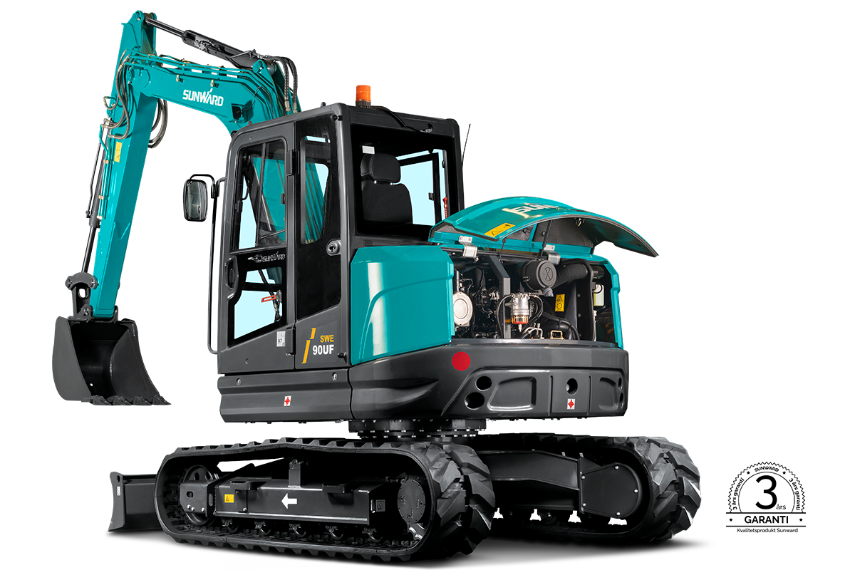 SUNWARD SWE90UF - 8750kg - Yanmar - Steg5