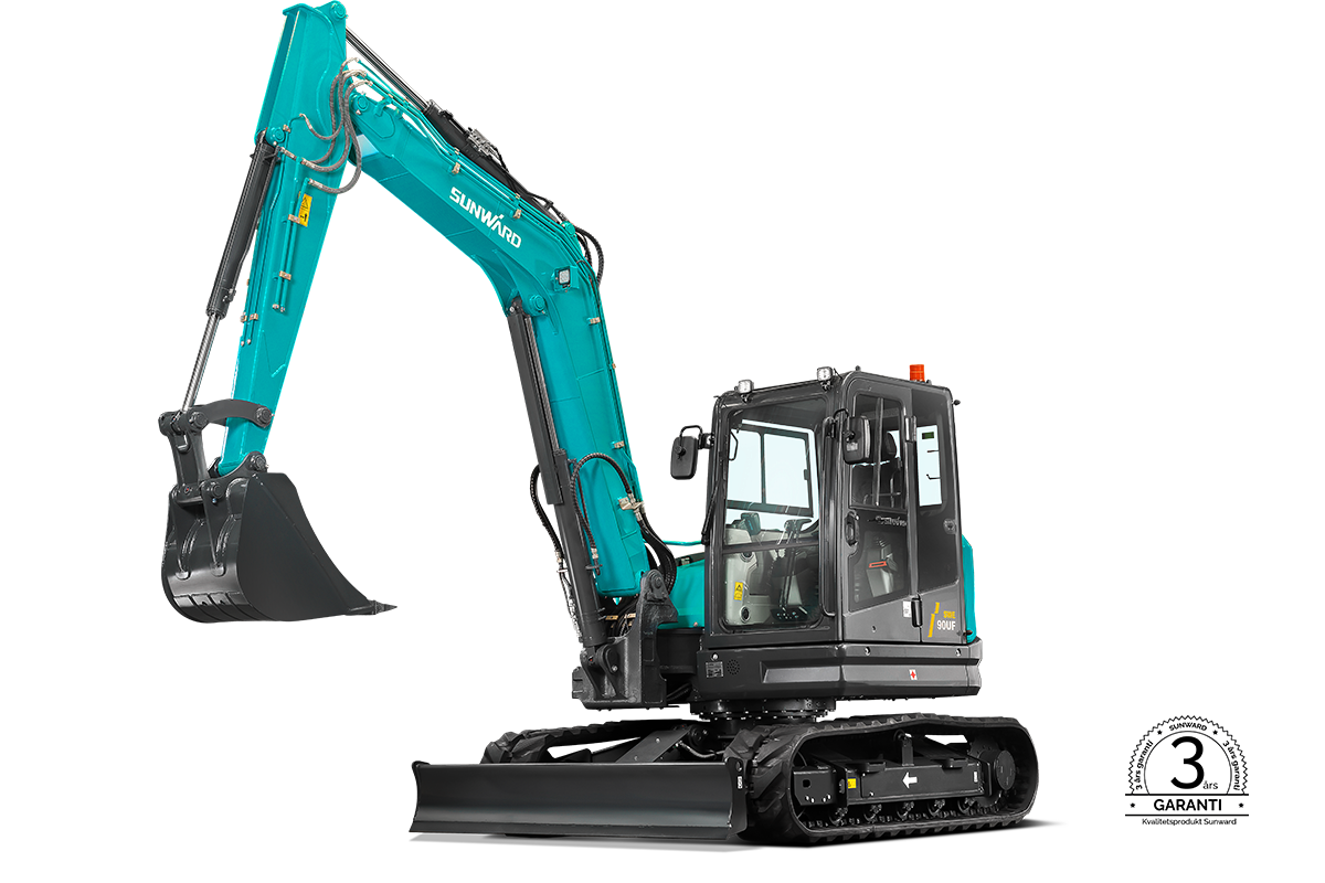 SUNWARD SWE90UF - 8750kg - Yanmar - Steg5