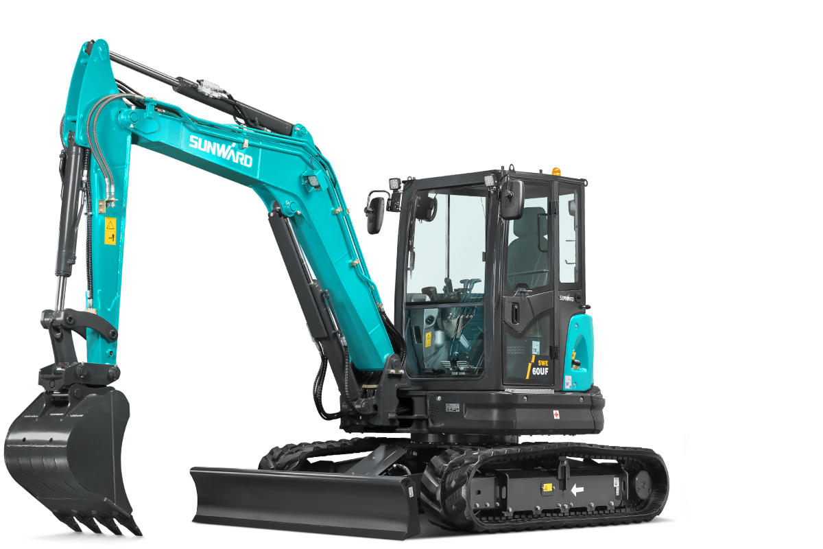 SUNWARD SWE60UF - 5630kg - Kubota - Steg5
