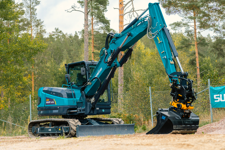 Engcon Paketerbjudande - SUNWARD SWE90UF-2PB - 9600kg - Yanmar - Steg5 - Nykyrka Maskiner