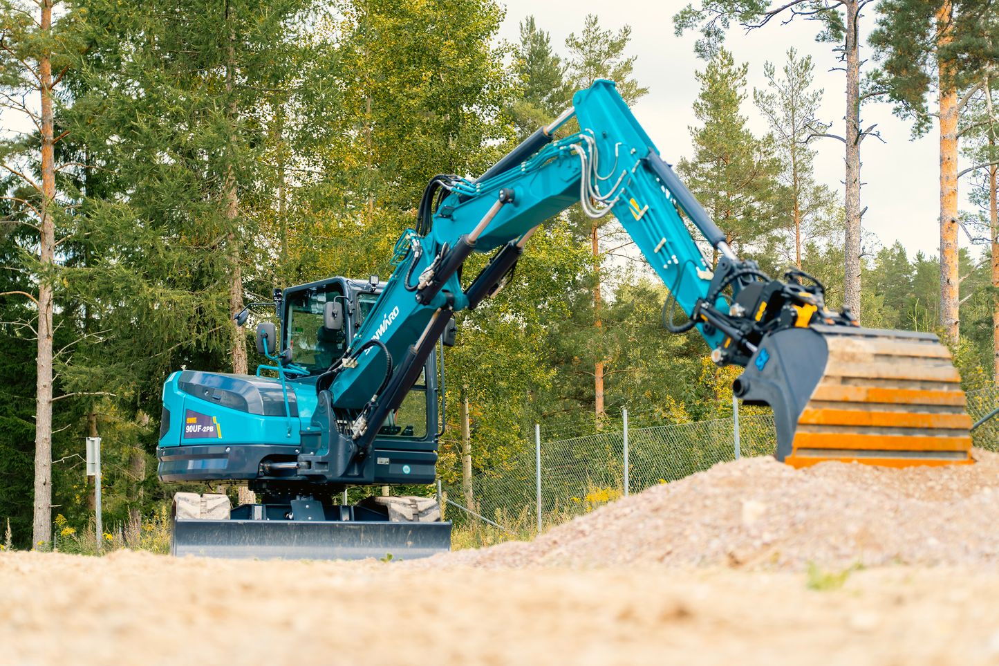 Engcon Paketerbjudande - SUNWARD SWE90UF-2PB - 9600kg - Yanmar - Steg5