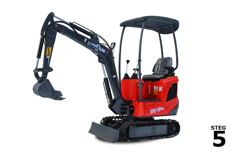 Everun ERE10 PRO - 10hk - 1020kg - Minigrävare - Nykyrka Maskiner